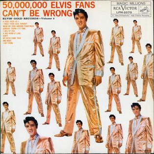 50,000,000 Elvis Fans Can't Be Wrong: Elvis' Gold Records, Volume 2 (1959) LP Record: 1959